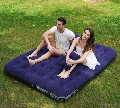 Inflatable Air Mattress, Full Size Inflatable Bed, Fast Inflation/Deflation Air Mattress Suitable For Camping, Home, Car Trunk, Travel, Durable Inflatable Bed