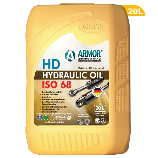 20 Liter Drum Hydraulic oil iso 68 for industrial application from Armor Store Online