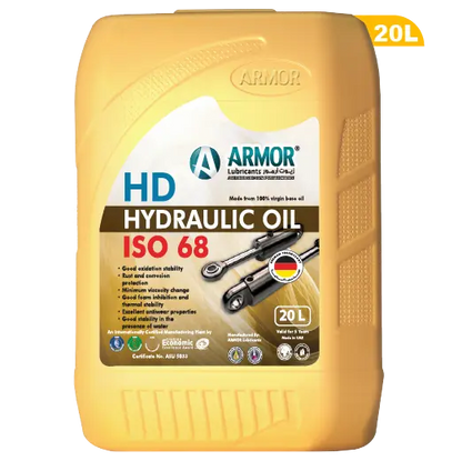 20 Liter Drum Hydraulic oil iso 68 for industrial application from Armor Store Online