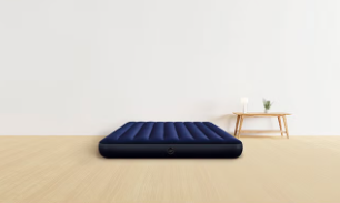 Dura-Beam Standard Fiber Technology Classic Downy Airbed PVC Blue/Black 152x203x25cm