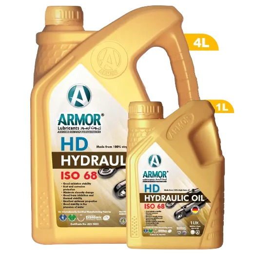 4 Liter Pail Hydraulic oil iso 68 for industrial application from Armor Store Online