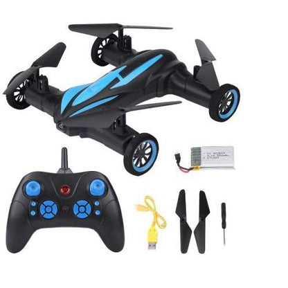 AKSHAT Air-Land Amphibious Car Drone LH-X21 2.4G 6CH 6Axis Gyro Airphibian RC Quad Drone Flying Toys Car with 3D Flip | Best Gift for Teens in This Festive Season