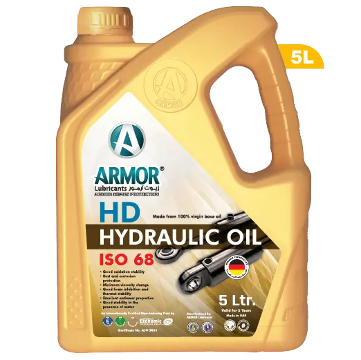 5 Liter Pail Hydraulic oil iso 68 for industrial application from Armor Store Online