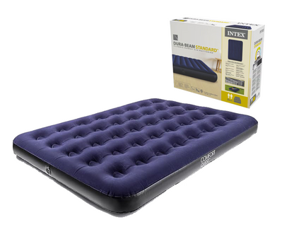 Dura-Beam Standard Fiber Technology Classic Downy Airbed PVC Blue/Black 152x203x25cm