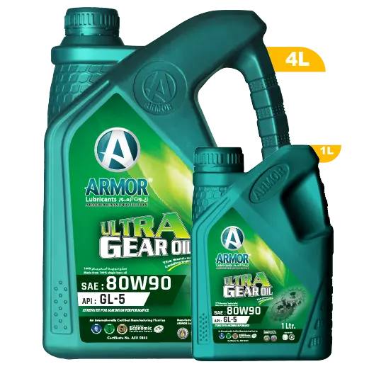 Armor Store 4 Liter Gl-5 80W-90 Gear Oil for Smooth Gear Changes