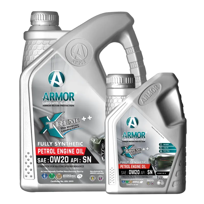 Armor Fully Synthetic Engine Oil 0w20 API SN for Engine Maximum Protection